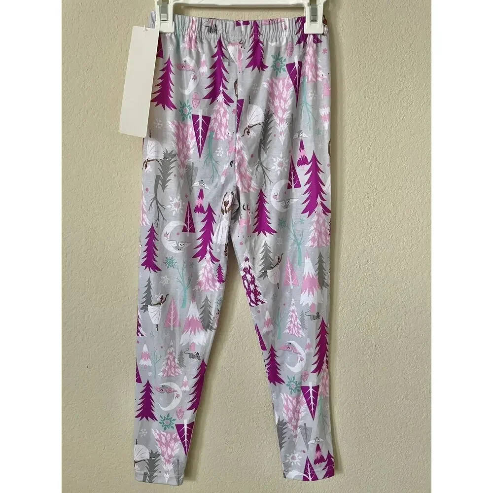 Disney The Nutcracker And The Four Realms Long Sleeve Top Pant Pajama Set Size 8